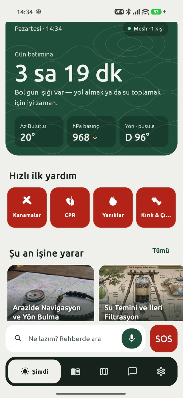 Şimdi